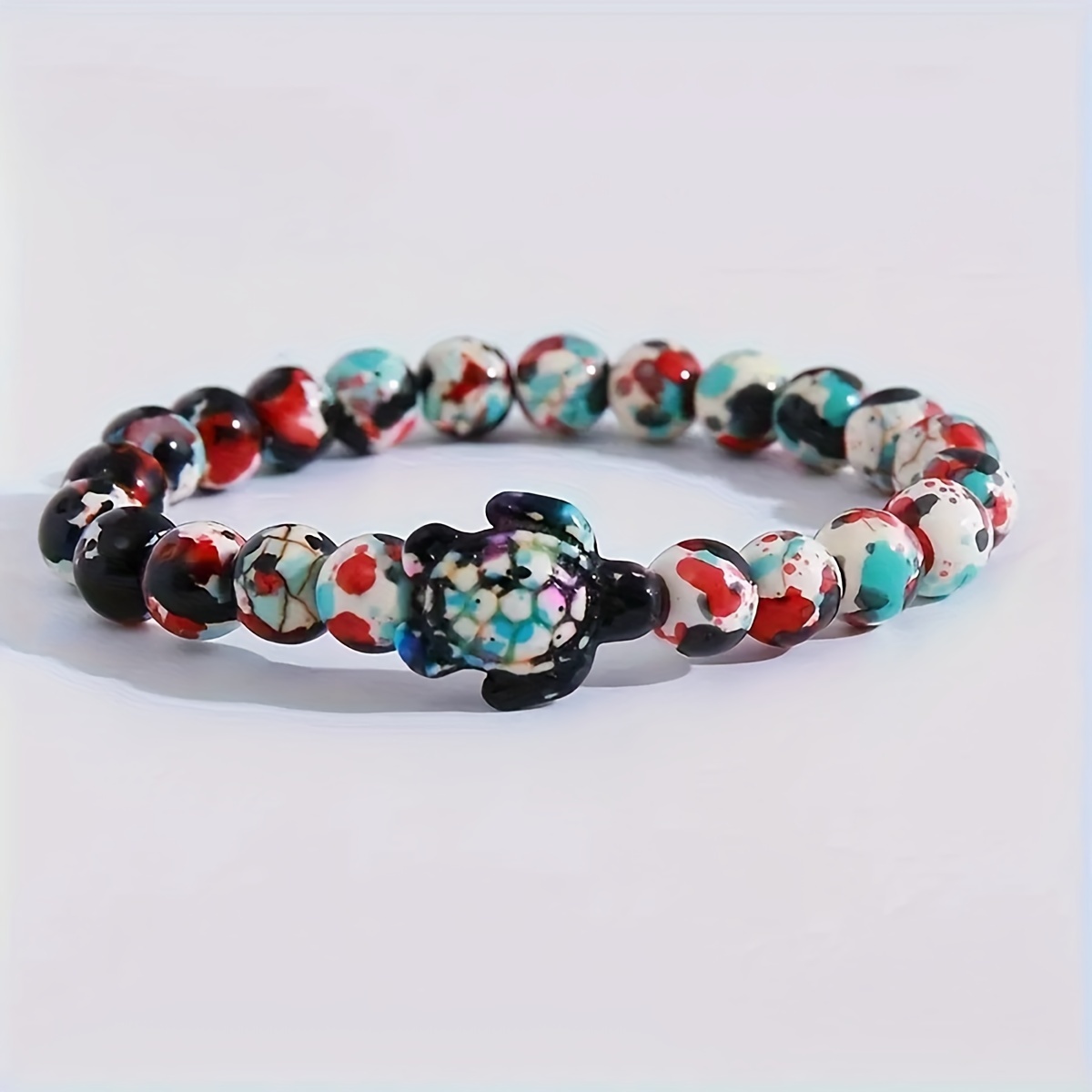 Boho Turtle Charm Bracelet for Everyday Wear or as a Gift